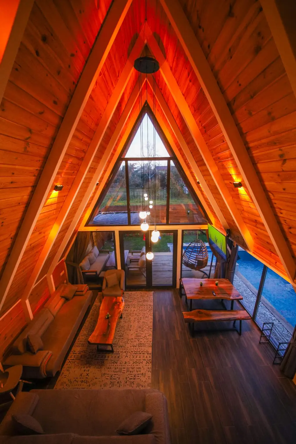 Armoni Life Bungalov iç mekan yaşam alanı